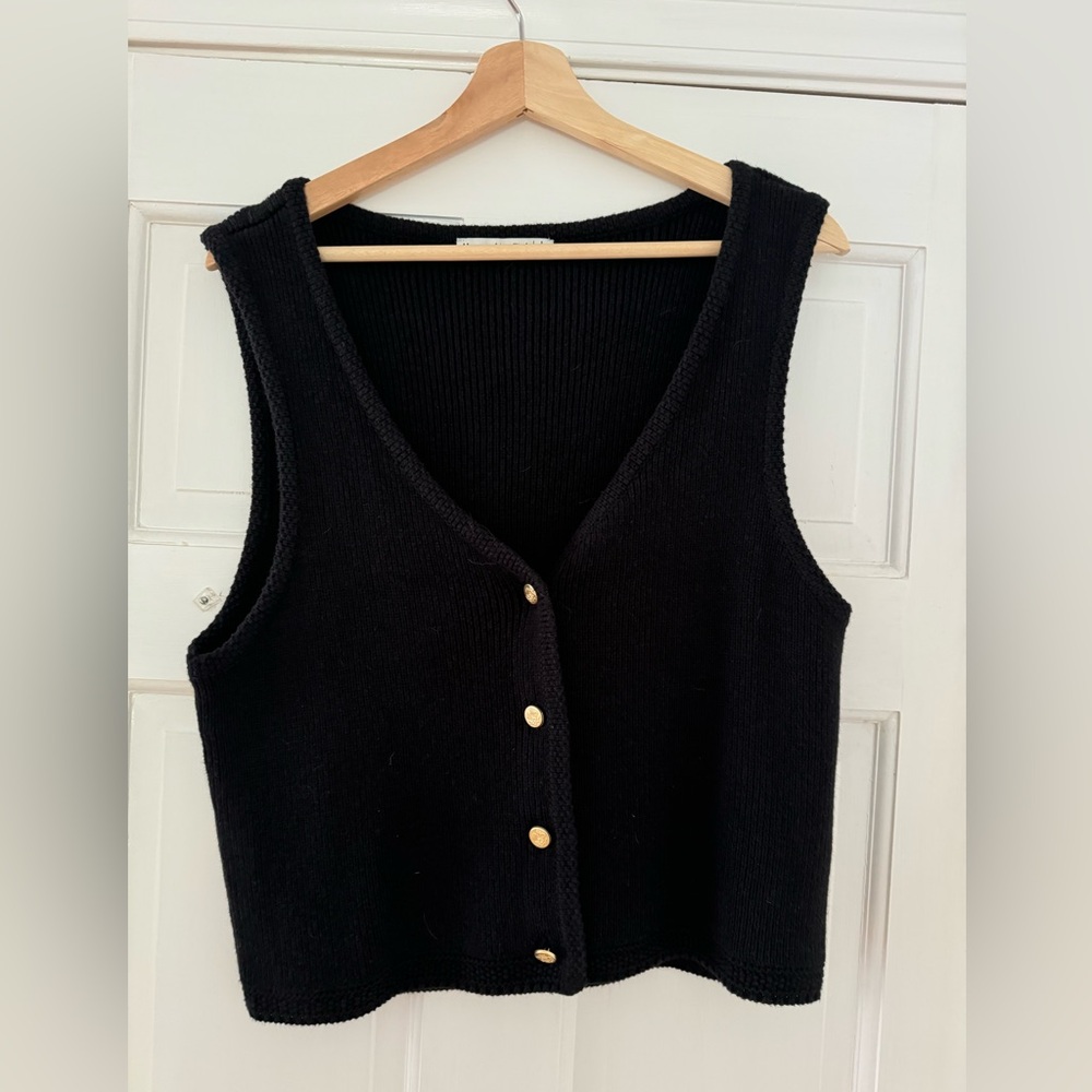 Abercrombie and Fitch Mara Button Up Sweater Vest